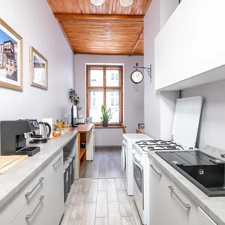 Przestronne Mieszkanie W Centrum Gdanska גדנסק